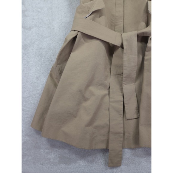 Carolina Herrera Dress Womens 10 Fit and Flare Belted Tan - Picture 5 of 14